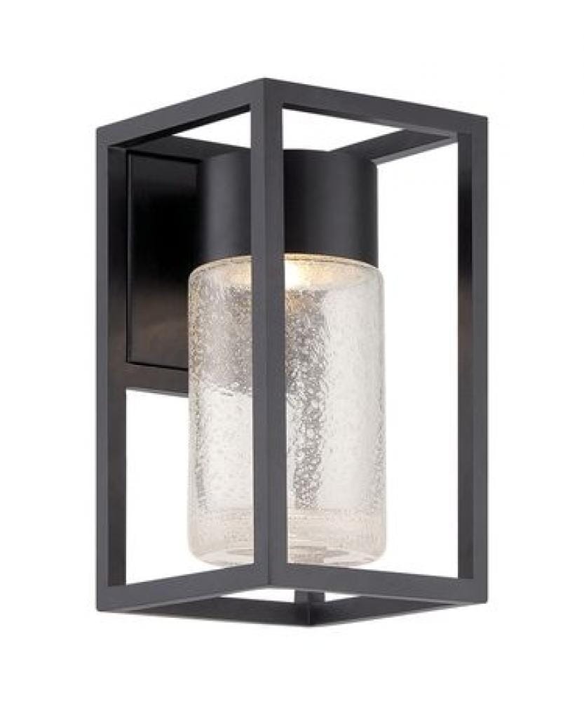 Modern Forms Structure 1-Light Outdoor Wall Light in Black