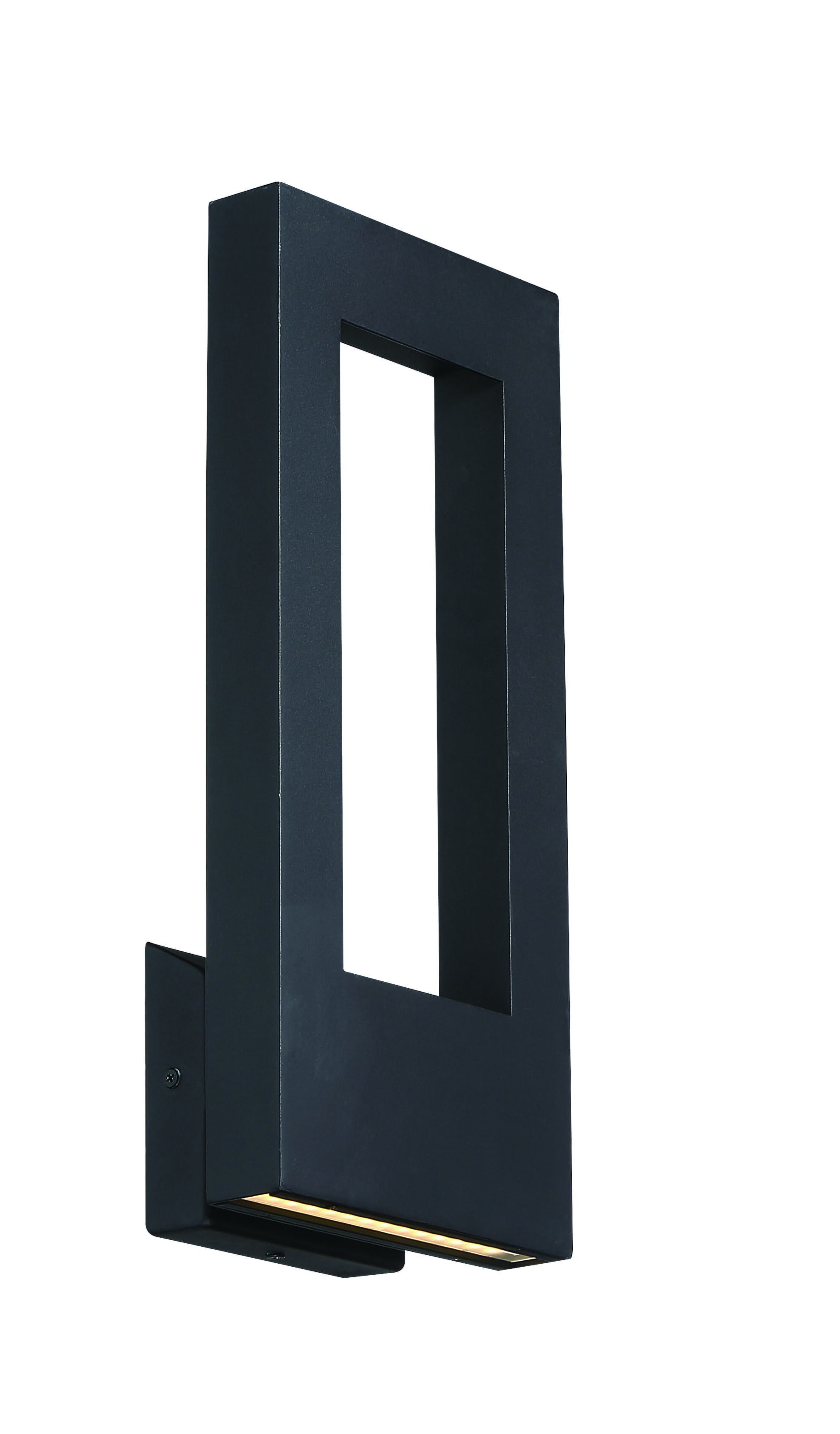 Modern Forms Twillight 16" Outdoor Wall Light in Black