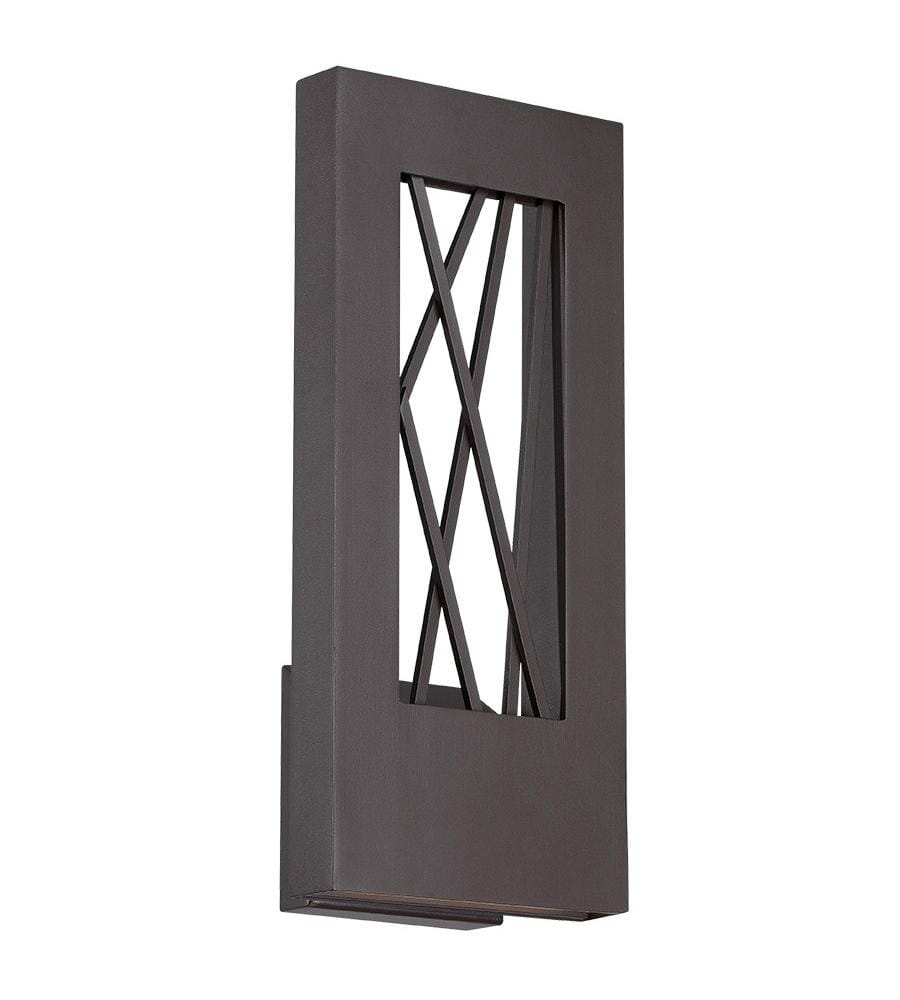 Modern Forms Twilight 2-Light Outdoor Wall Light in Bronze