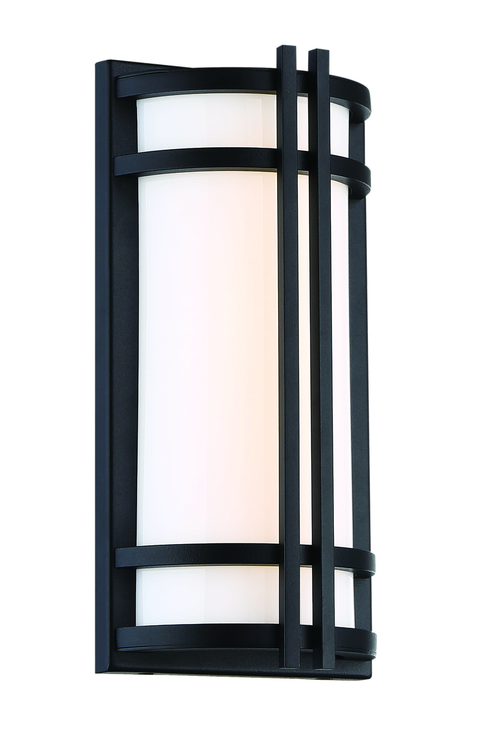 Modern Forms Skyscraper 12" Outdoor Wall Light in Black