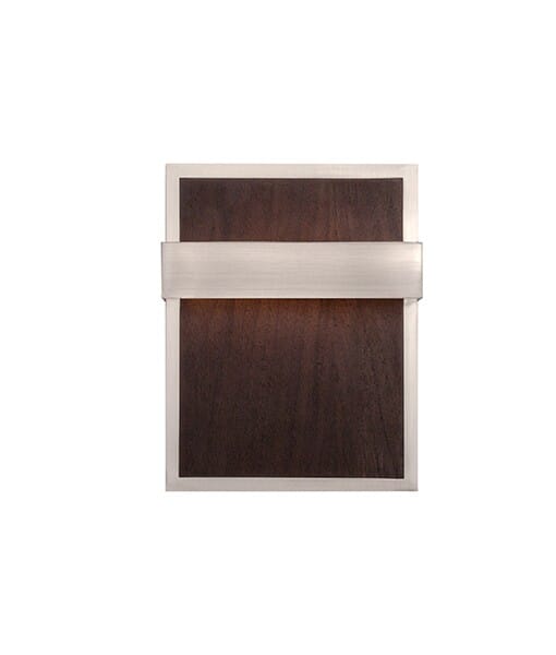 Kuzco Alpine LED Wall Sconce in Nickel With White