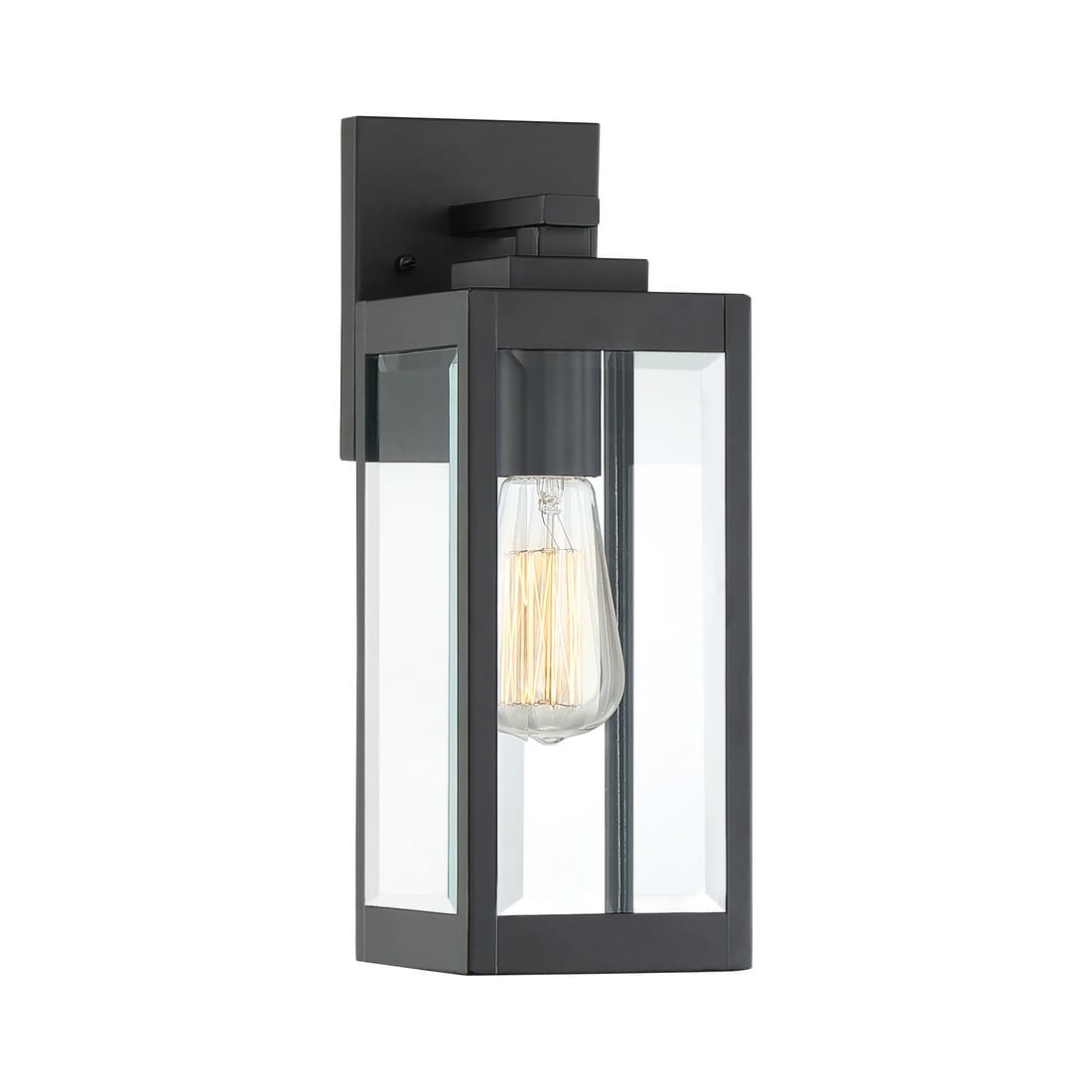 Quoizel Westover 5" Outdoor Wall Lantern in Earth Black