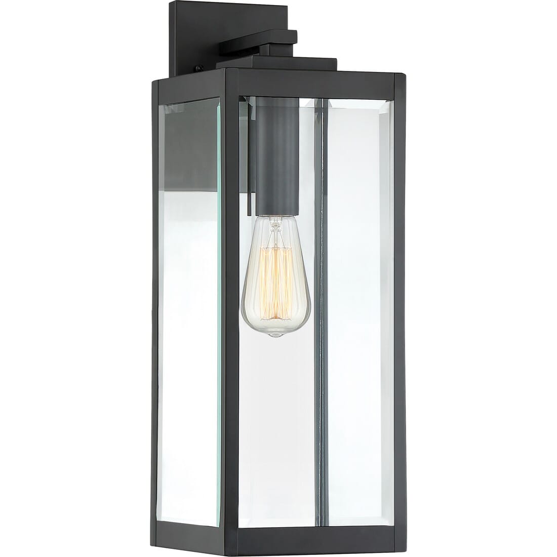 Quoizel Westover 7" Outdoor Wall Lantern in Earth Black