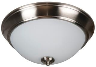 Craftmade Pro Builder 2-Light 13" Ceiling Light in Brushed Polished Nickel