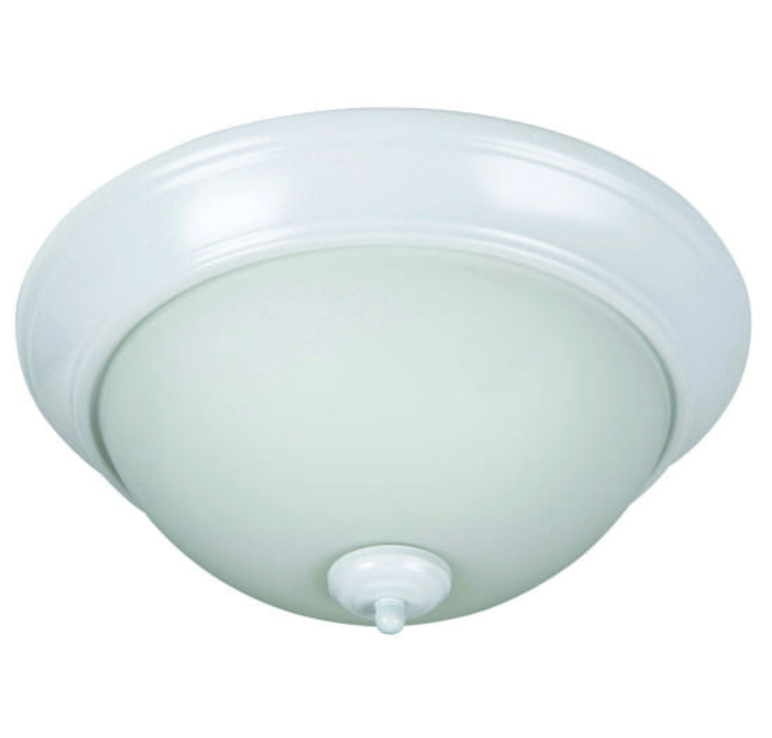 Craftmade Pro Builder 3-Light 15" Ceiling Light in White