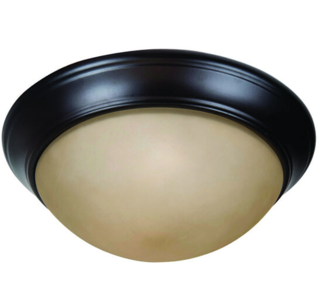 Craftmade Pro Builder Premium 2-Light 13" Ceiling Light in Oiled Bronze