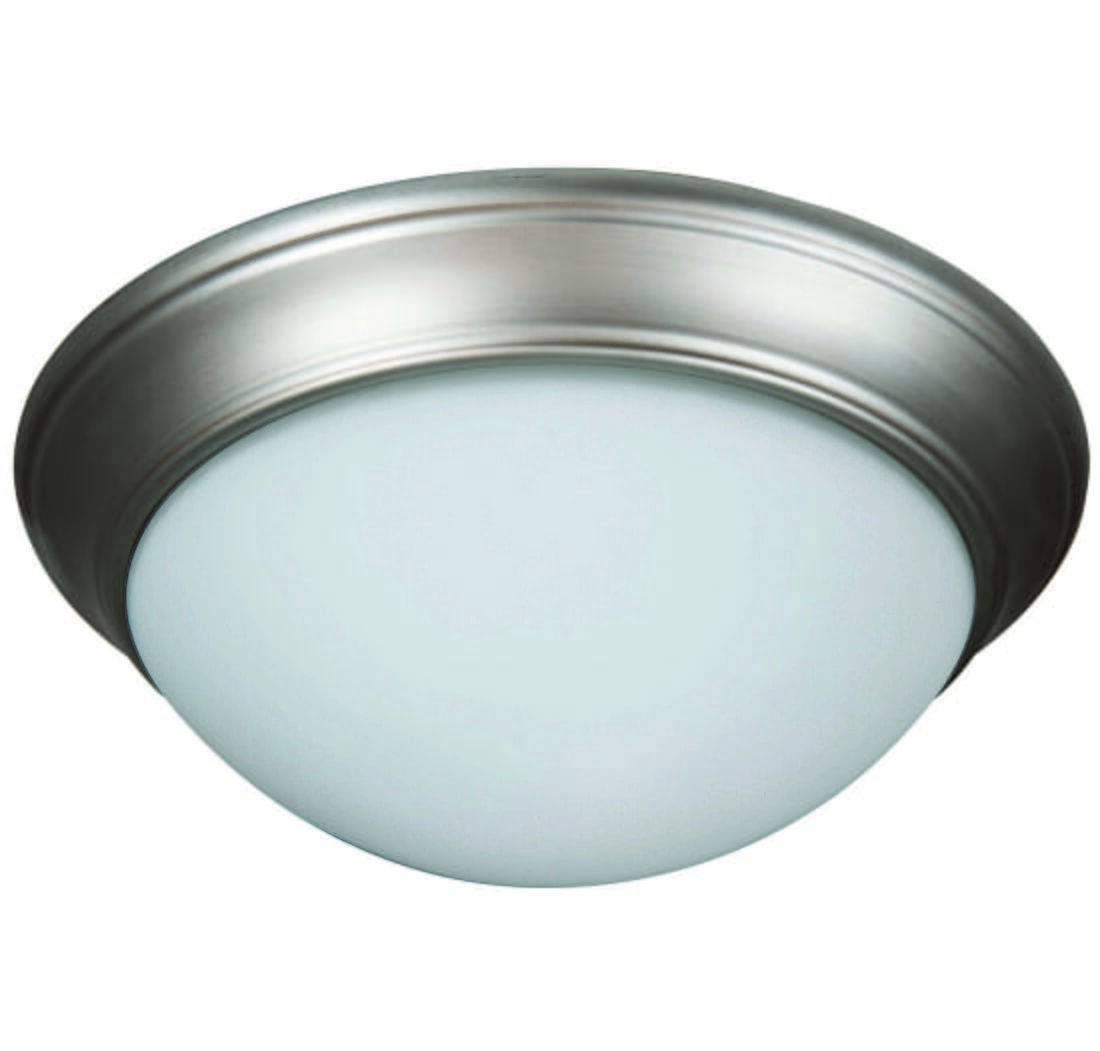 Craftmade Pro Builder Premium 3-Light 15" Ceiling Light in Brushed Satin Nickel