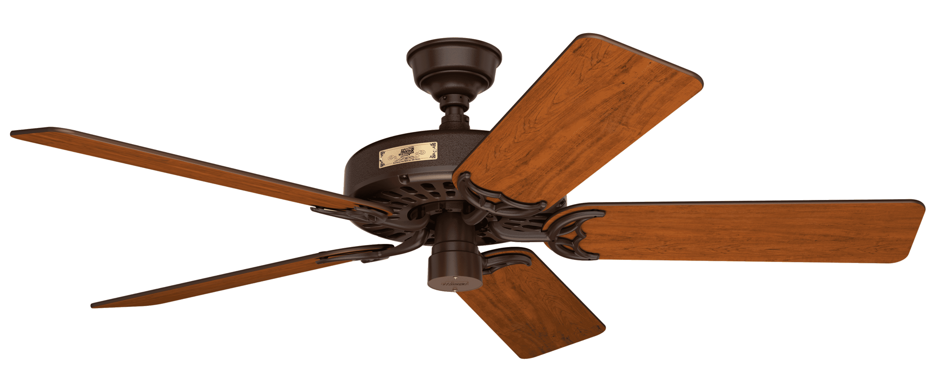 Hunter Original Cherry Blades 52" Indoor/Outdoor Ceiling Fan in Chestnut Brown