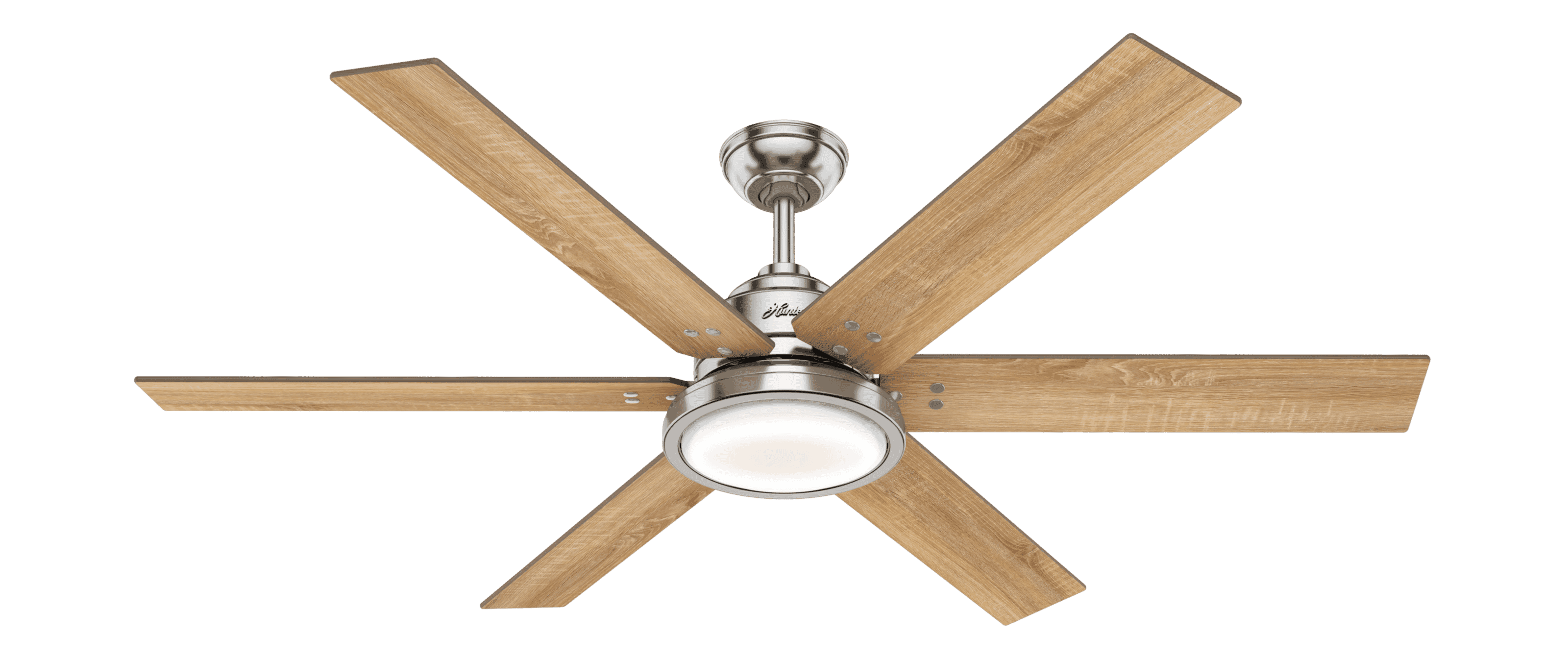 Hunter Warrant 60" Indoor Ceiling Fan in Brushed Nickel