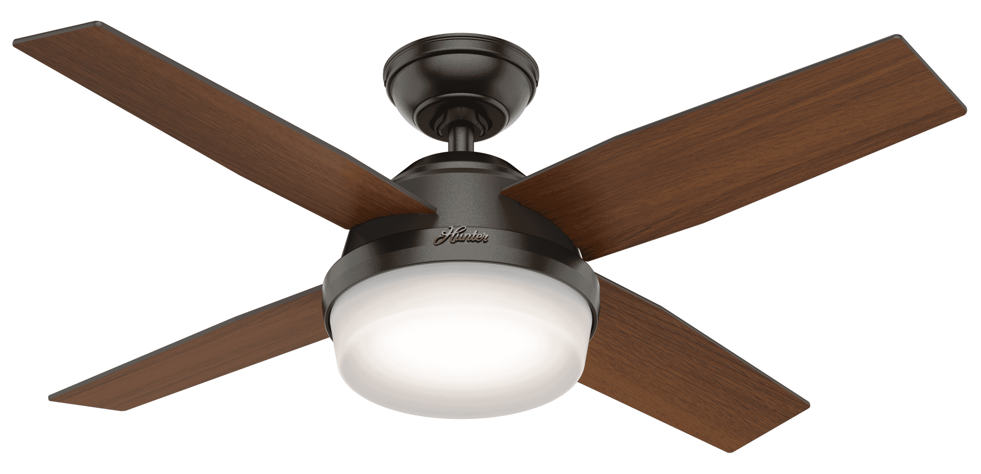 Hunter Dempsey 2-Light 44" Indoor Ceiling Fan in Noble Bronze