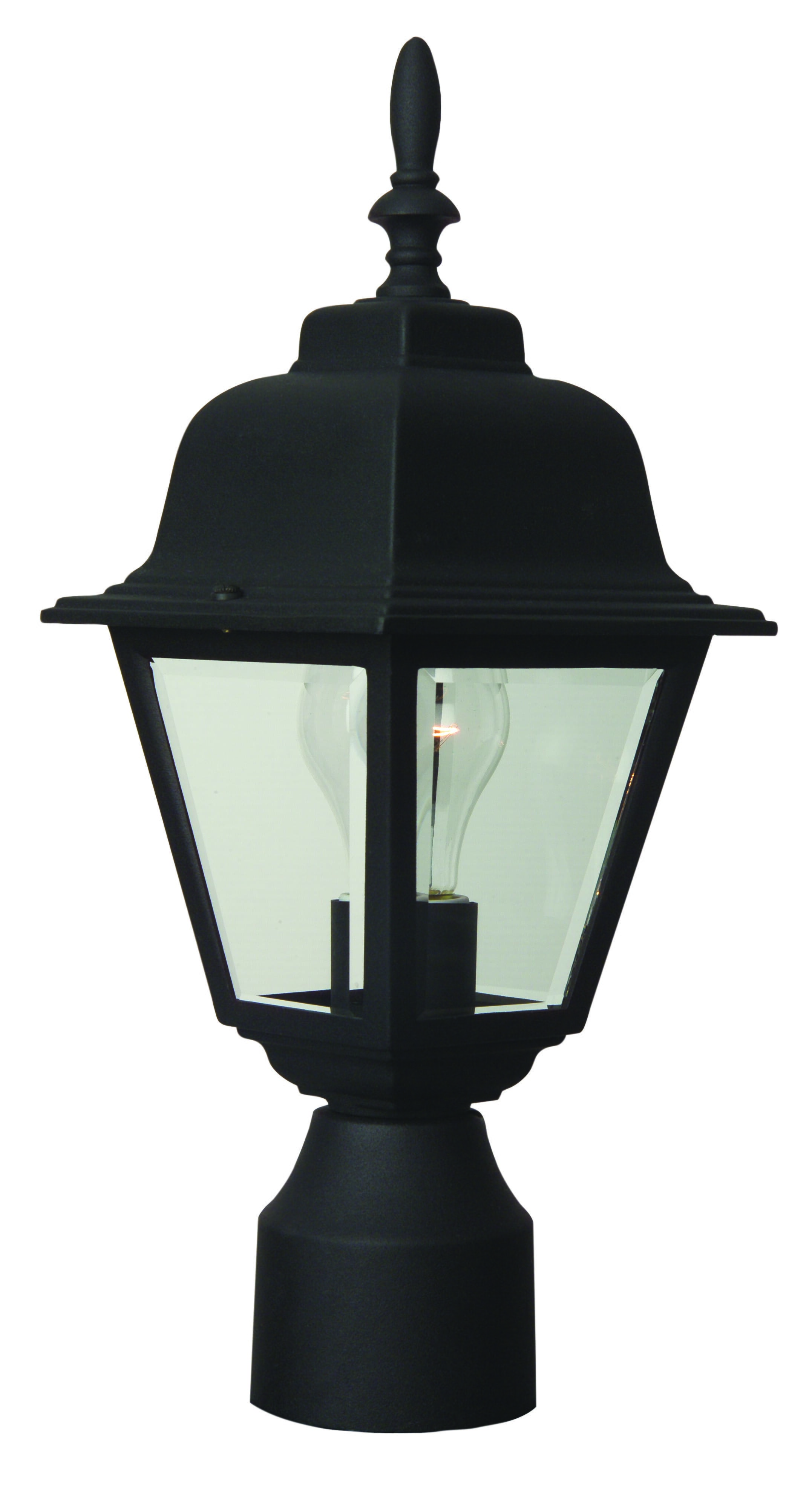 Craftmade Coach Lights 16" Outdoor Post Light in Textured Matte Black