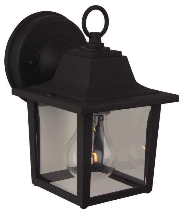 Craftmade Coach Lights 8" Outdoor Wall Light in Textured Matte Black