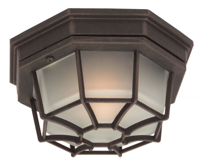 Craftmade Bulkheads 5" Outdoor Ceiling Light in Rust