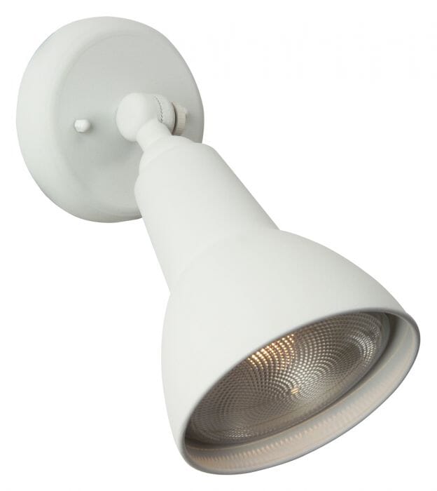 Craftmade Bullets And Floods Single Flood Light in Textured White