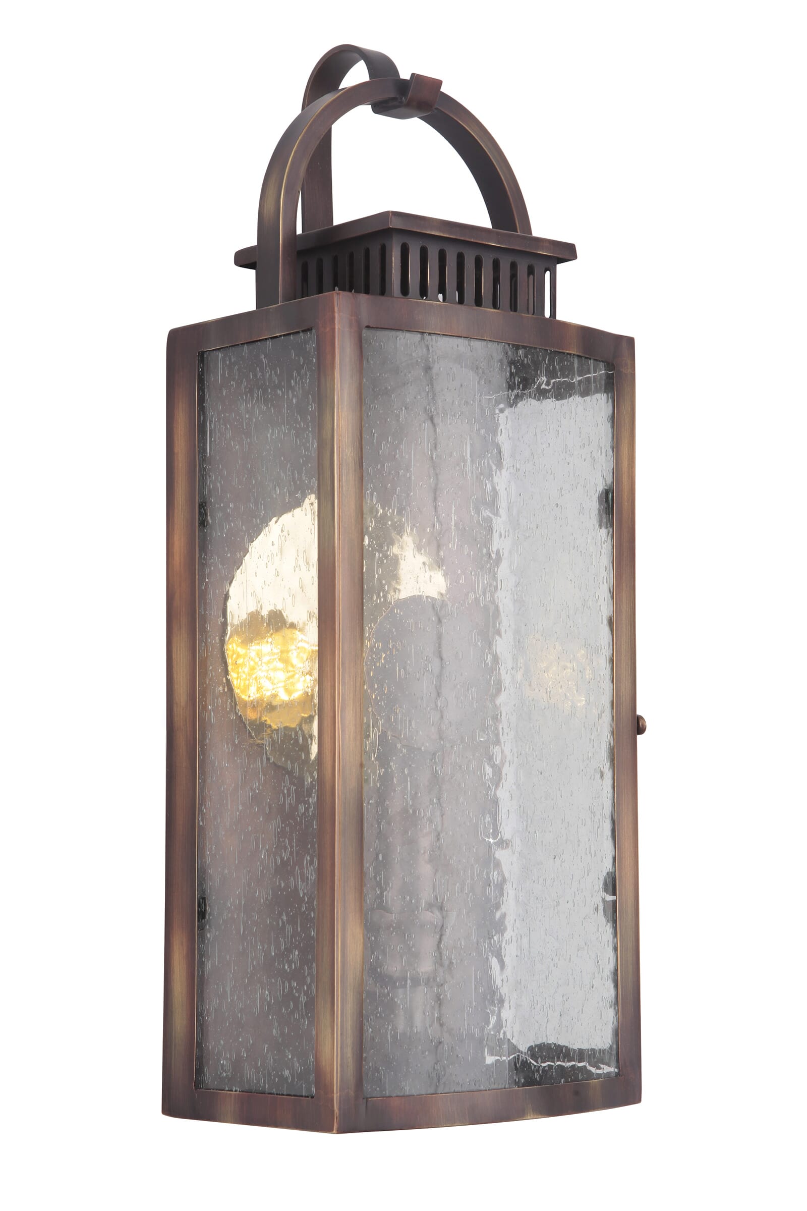 Craftmade Hearth 16" Outdoor Wall Light in Weathered Copper