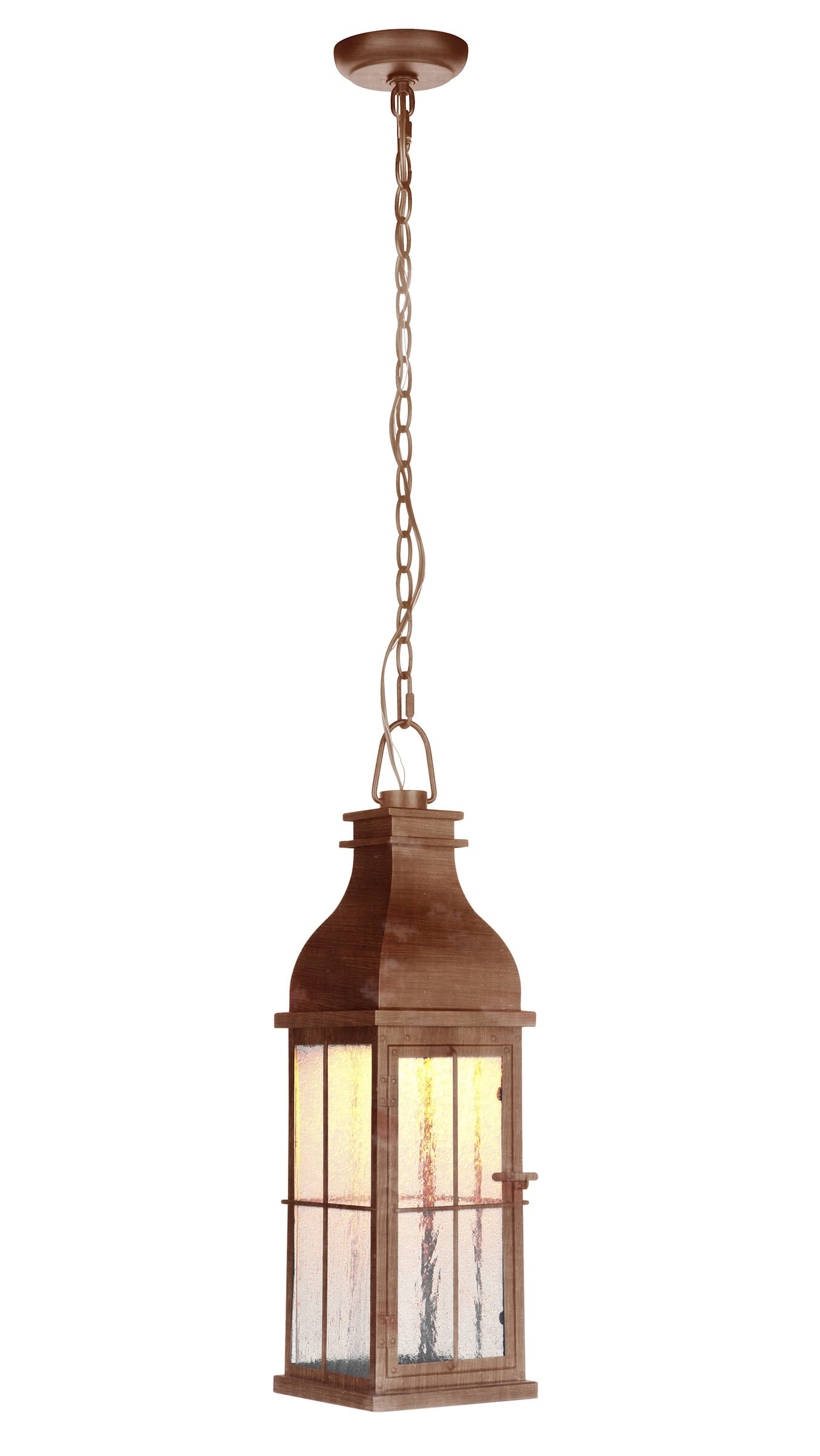 Craftmade Vincent 23" Outdoor Hanging Light in Weathered Copper