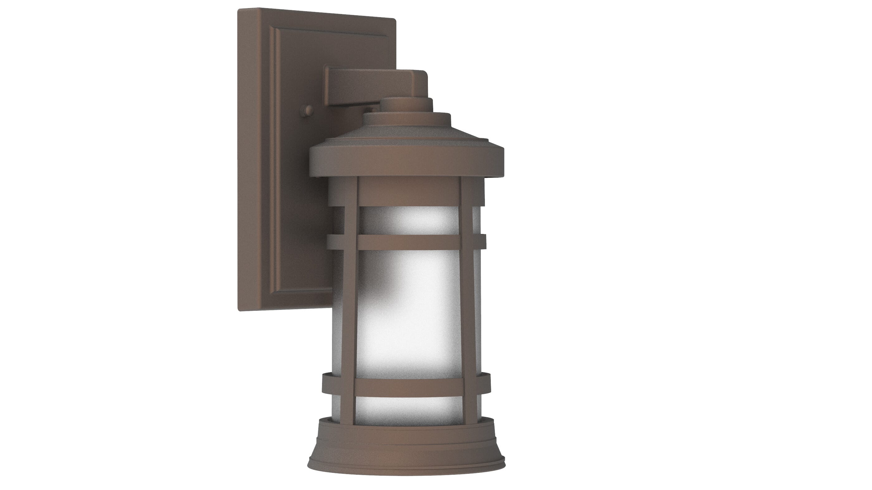 Craftmade Composite Lanterns 13" Outdoor Wall Light in Bronze