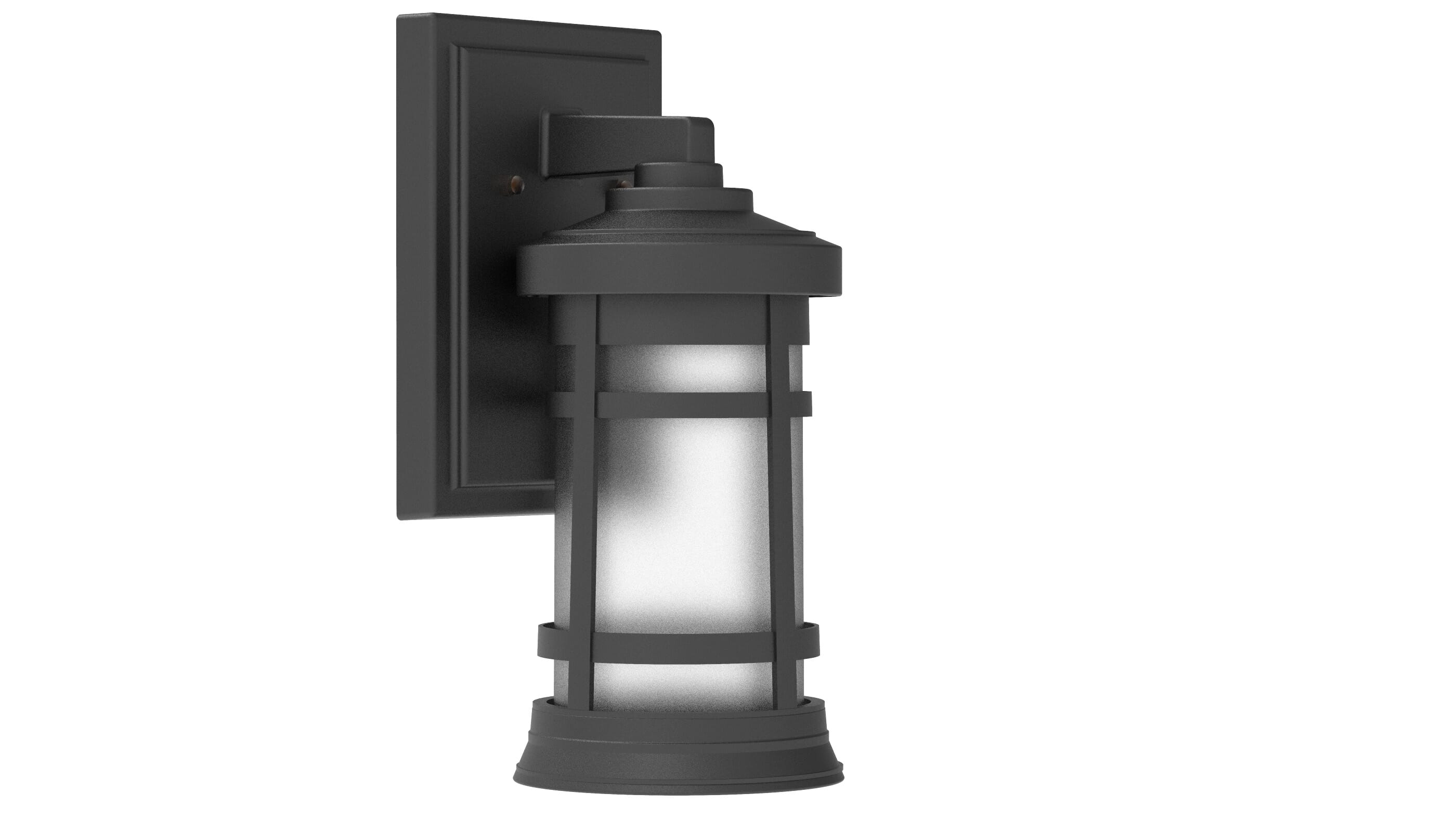 Craftmade Composite Lanterns 13" Outdoor Wall Light in Textured Matte Black