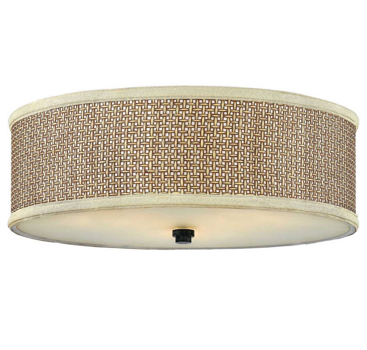 Quoizel Zen 3-Light 17" Ceiling Light in Mystic Black