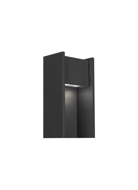 Tech Zur 18" Outdoor Wall Light in Black