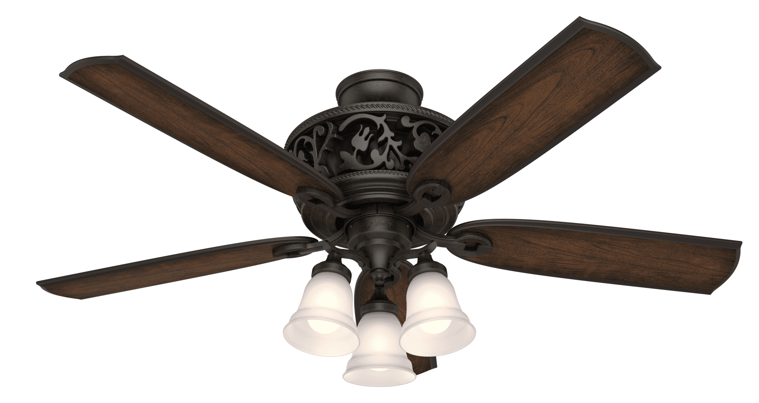 Hunter Promenade 3-Light 54" Indoor Ceiling Fan in Brittany Bronze